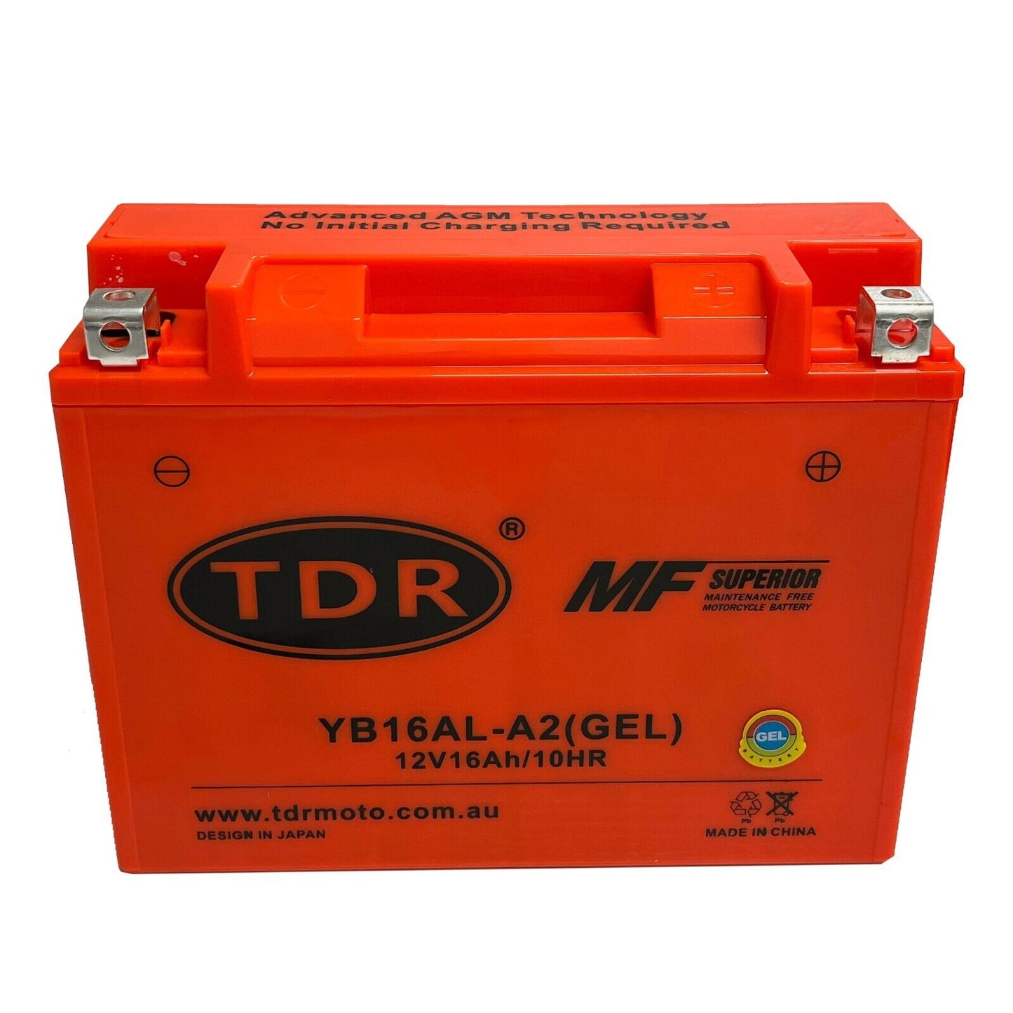 Replacement Battery for 12V16Ah YUASA Ducati 916 Motorcycle Battery YB16AL-A2