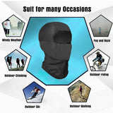 Black Balaclava Motorcycle Motorbike Bike Ski Mask Sport Full Face Neck Cover - TDRMOTO