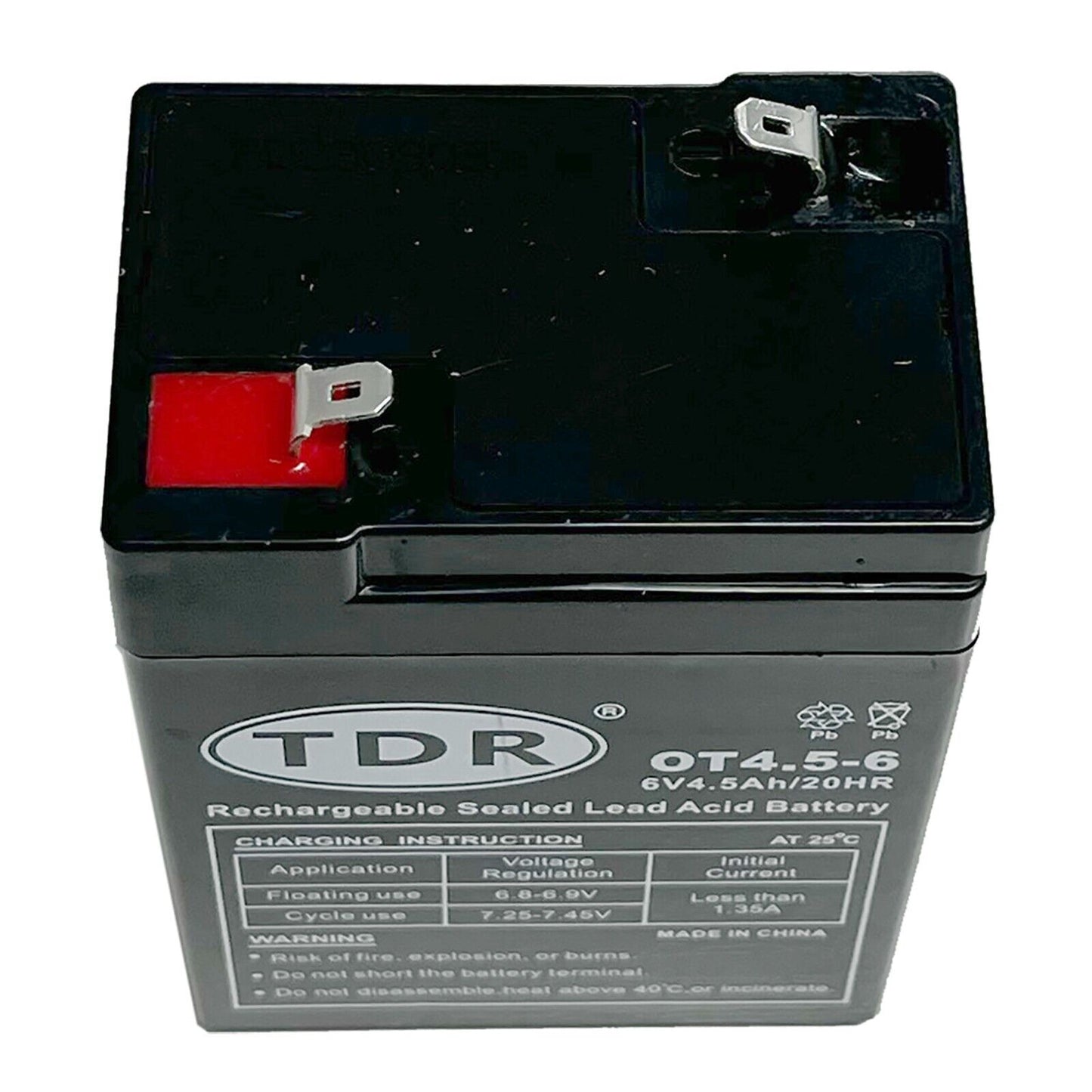 6V 4.5Ah SLA Battery to suit Rechargeable Fans & Power Packs