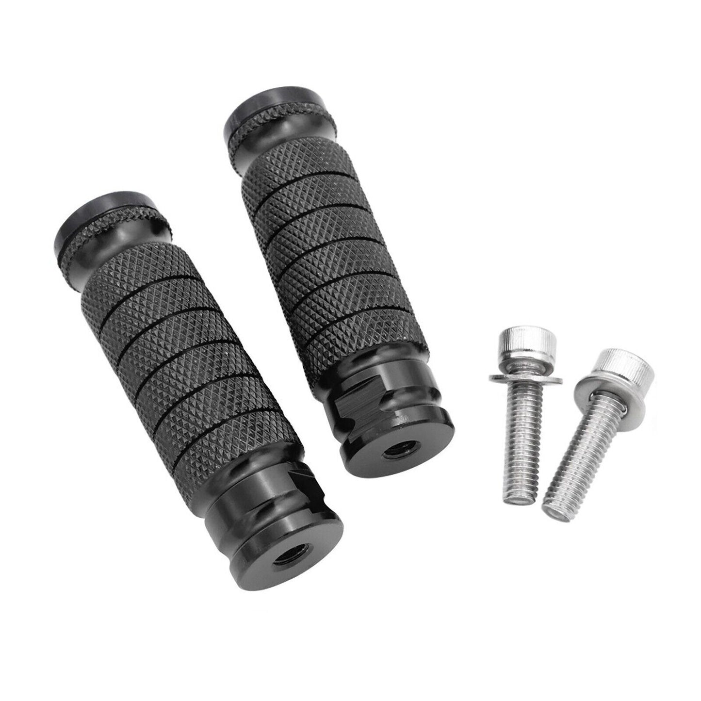 Pair CNC Universal 8MM/M8 Motorcycle Foot Pegs Footpegs Rearset Foot Rest Pedals