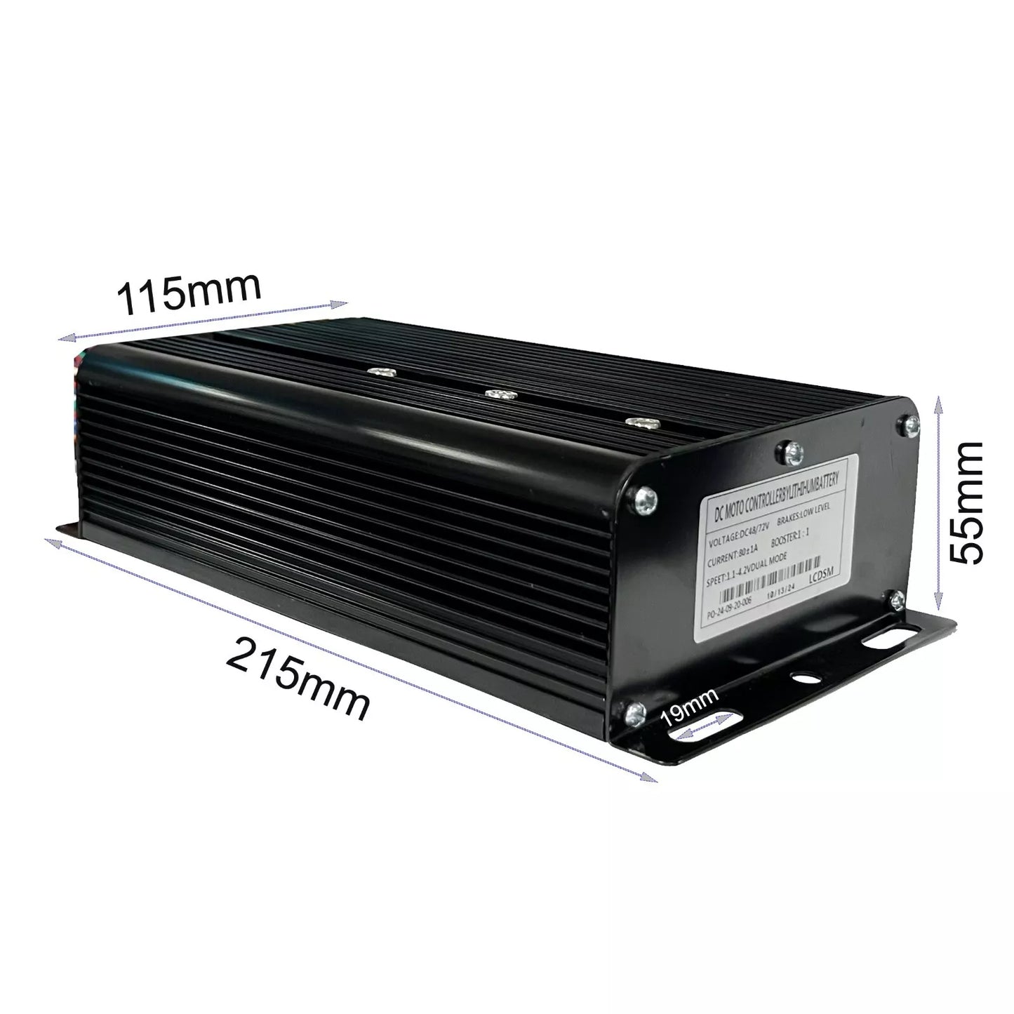 For E-Bike E-Scooter Brushless Hub Mode Controller, 3000W,48V 72V 80A 18mos