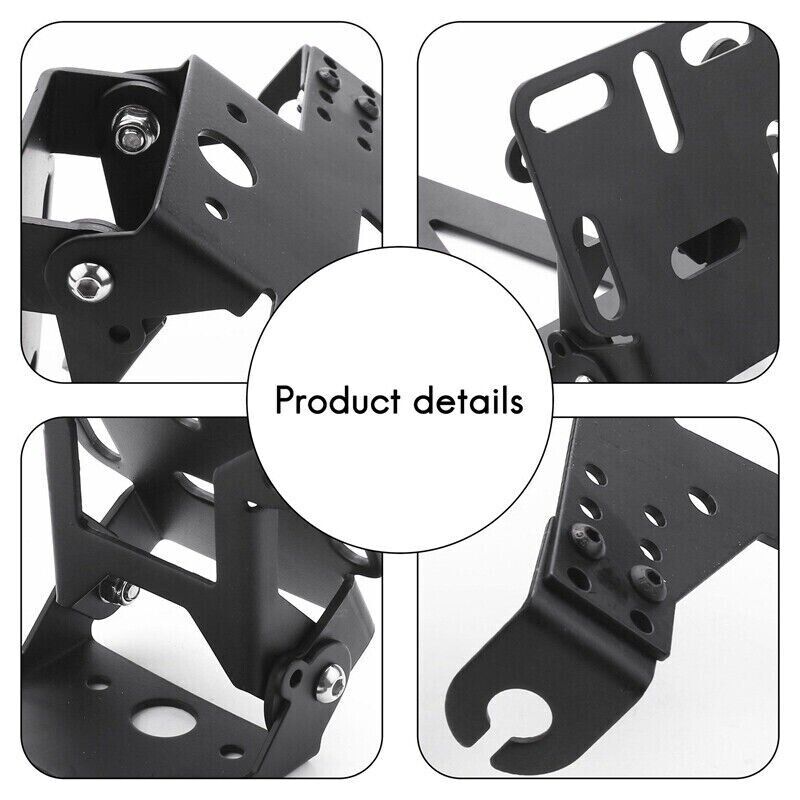 Motorcycle Adjustable License Number Plate Frame Holder Bracket