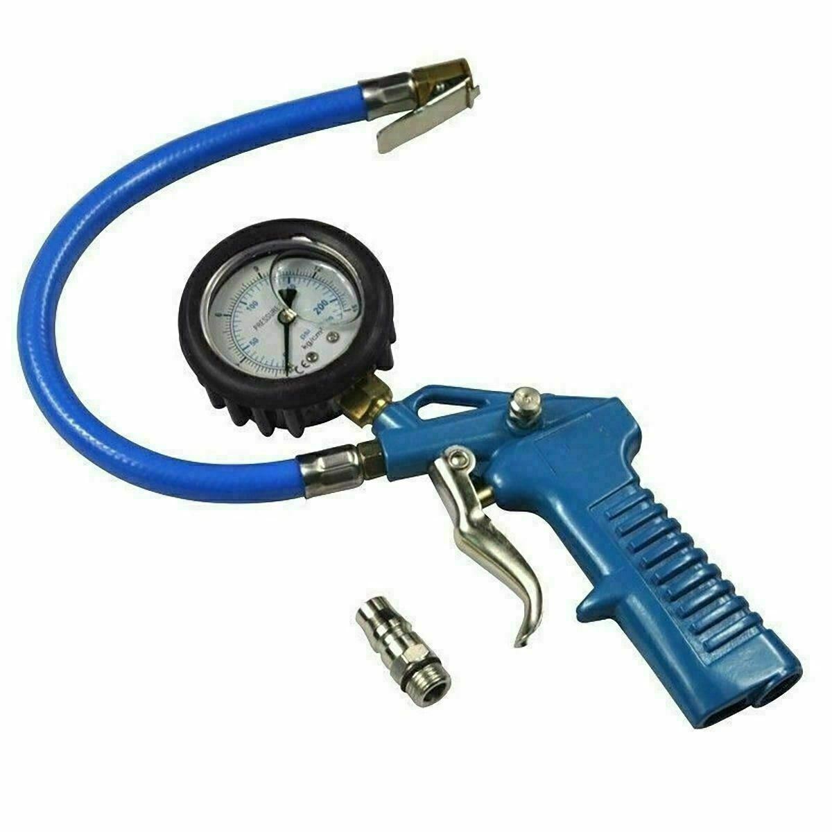 220PSI Premium Tire Inflator with Oil Pressure Gauge