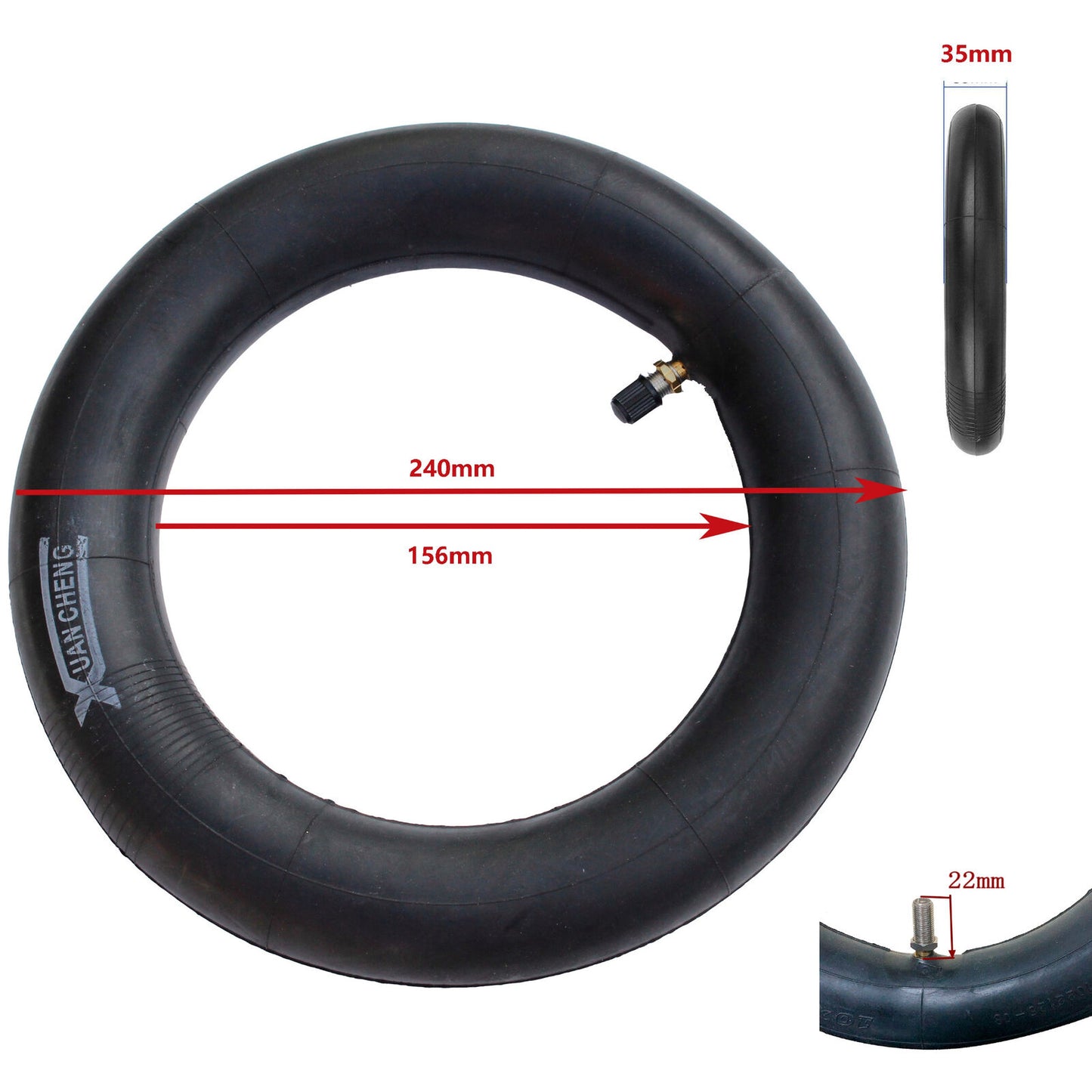 10 inch 10x2.125 Inner Tube For Ninebot Segway Electric Scooter F20 F25 F30 F40