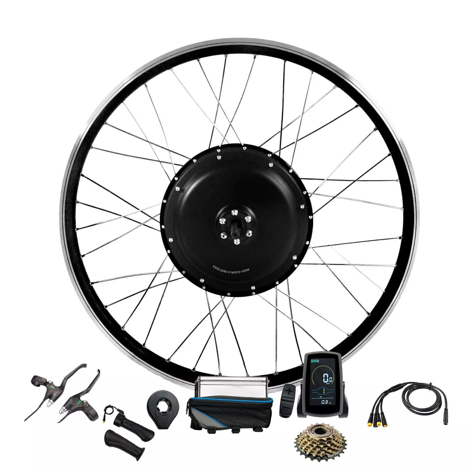 2000W 26'' EBike Bicycle Conversion Kit 52V without Battery - TDRMOTO