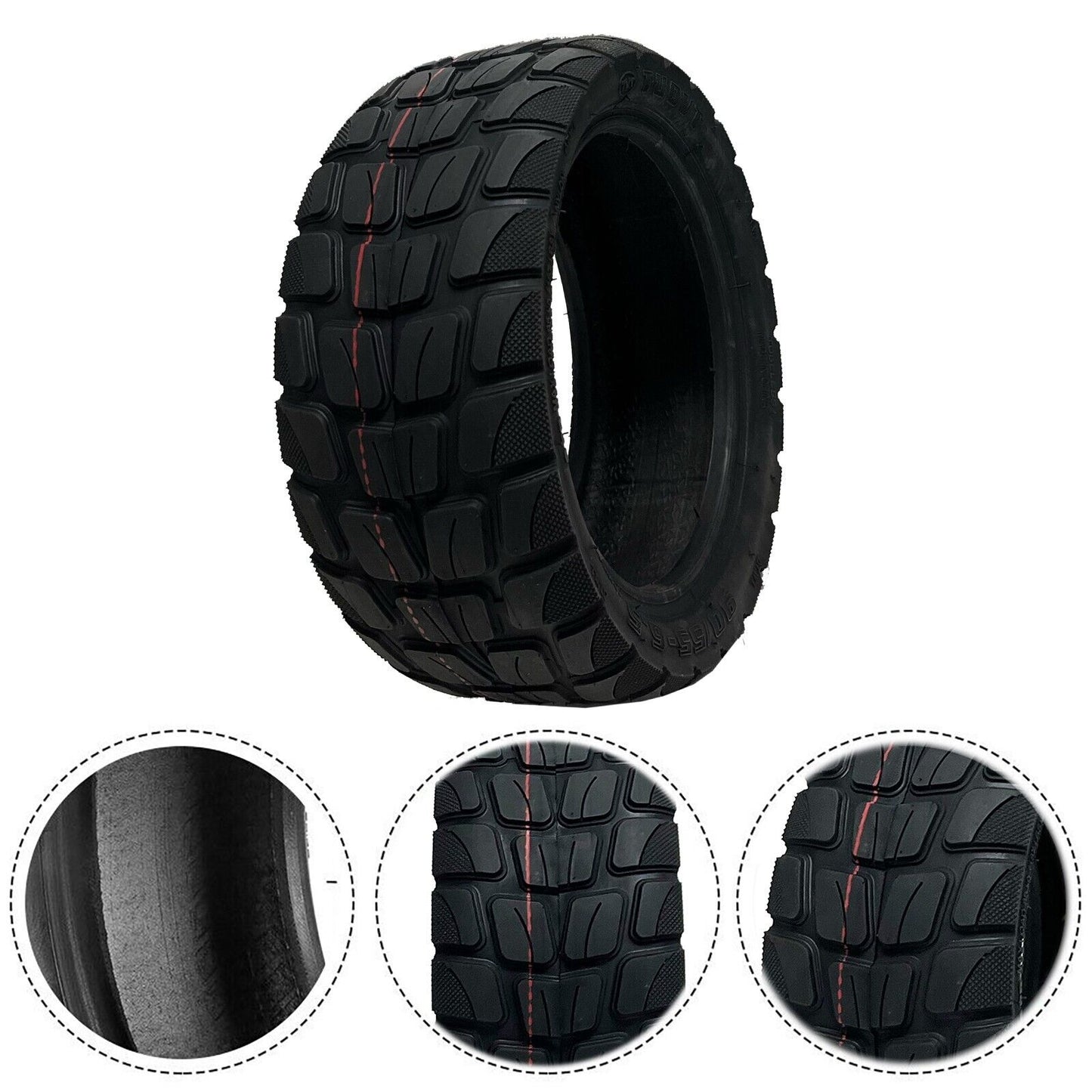 90/55-6.5 Electric Scooter Tyre for 10" Dragon Cyclone Pro, GTR V2, Lightning V1