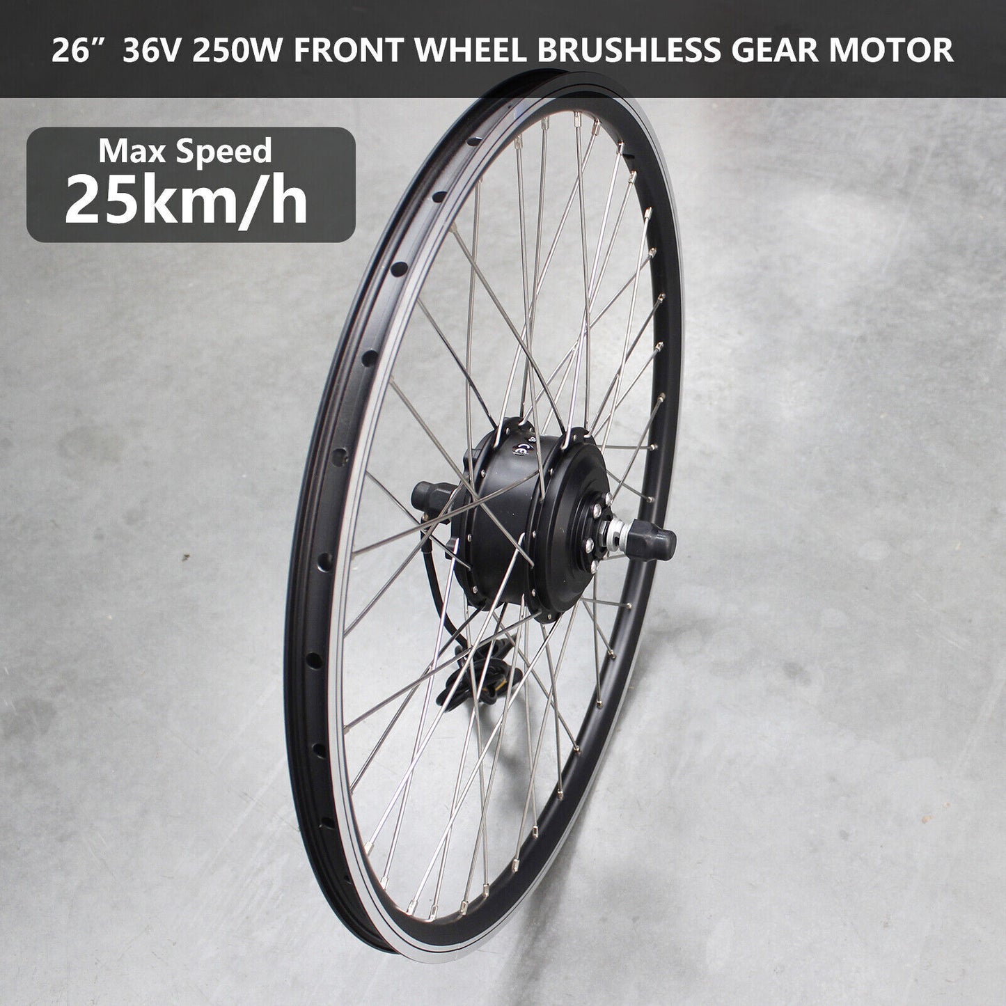 Road Legal 250W 27.5" Front Hub Electric Bike Conversion Kit