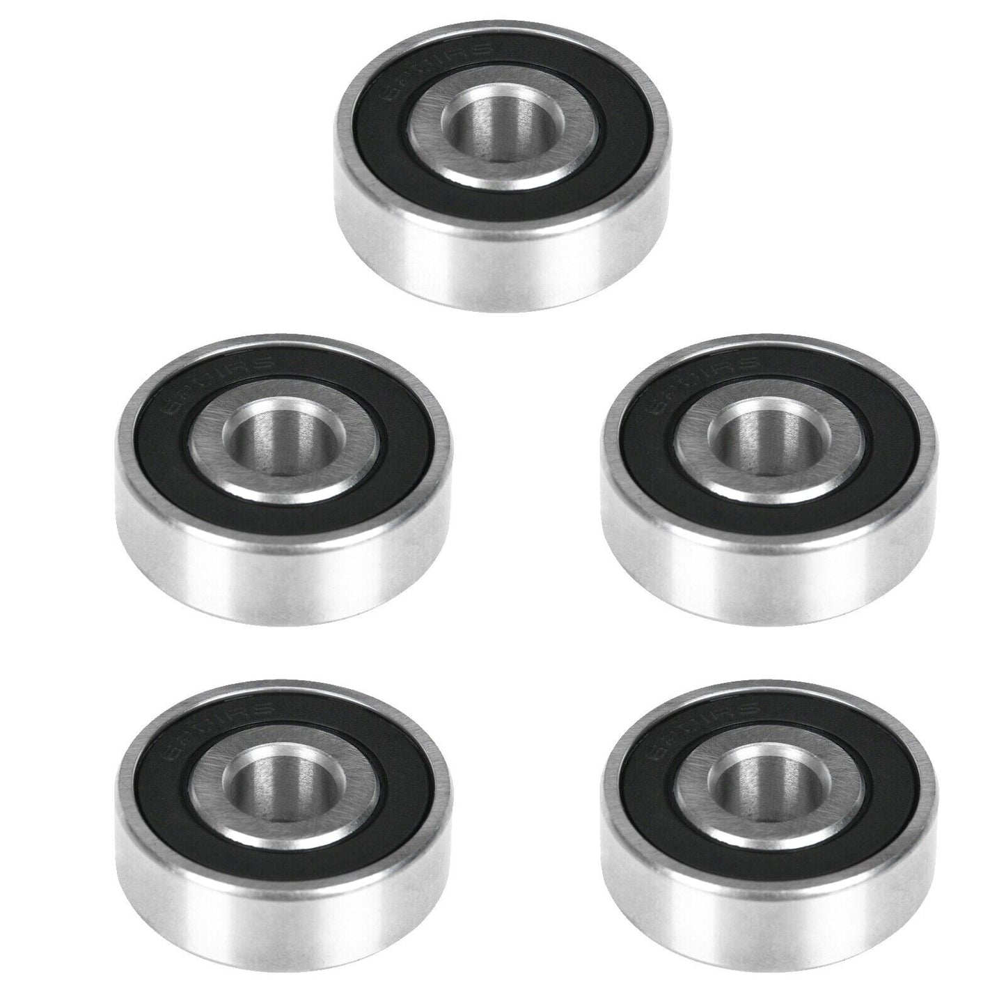 6201-RS 6201RS Deep Groove Ball Bearing Rubber Shield 12 x 32 x 10mm 6201