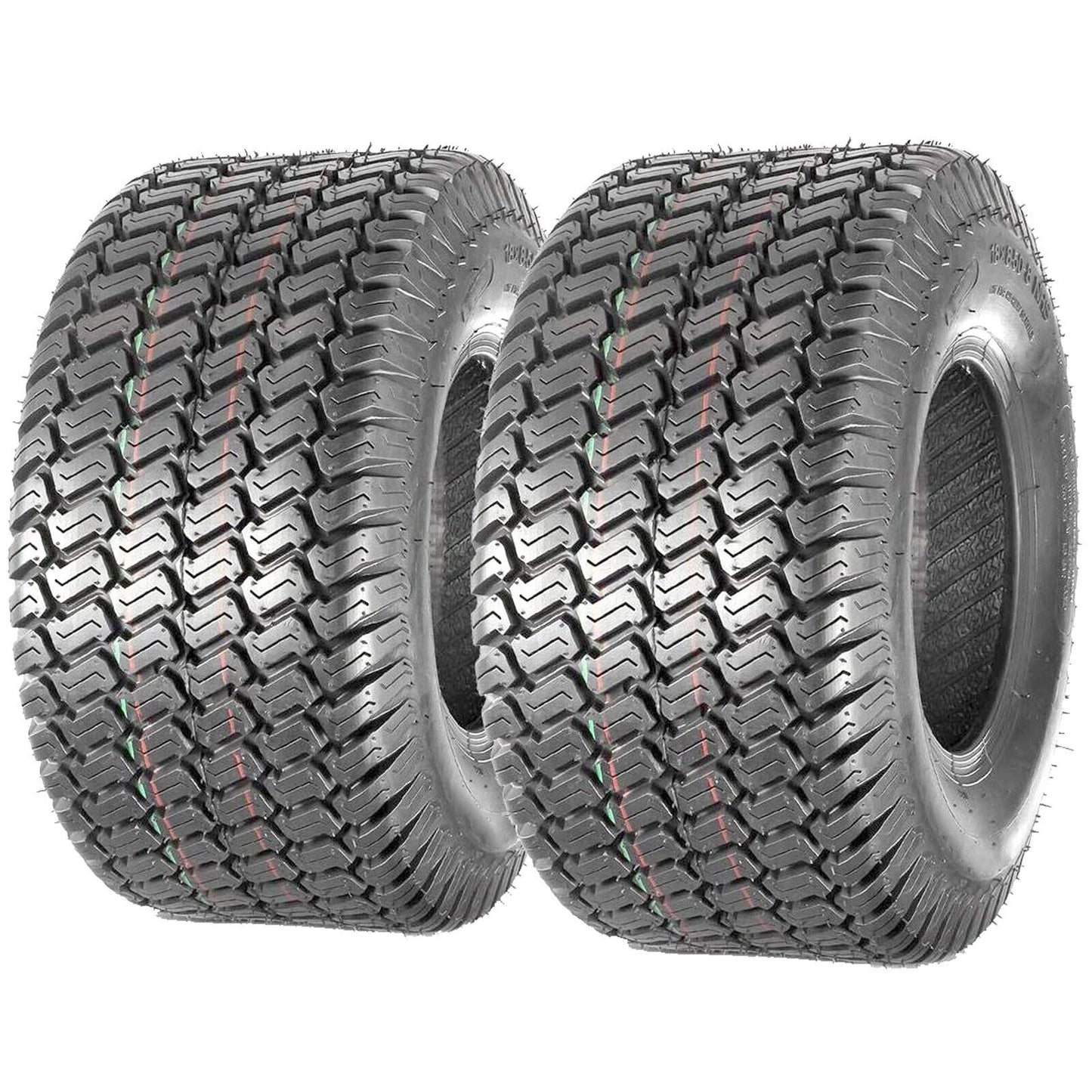 2PCS 18 X 8.50 - 8" TYRES 4PLY suit RIDE ON MOWERS/GOLF CARTS/MINI DIGGERS