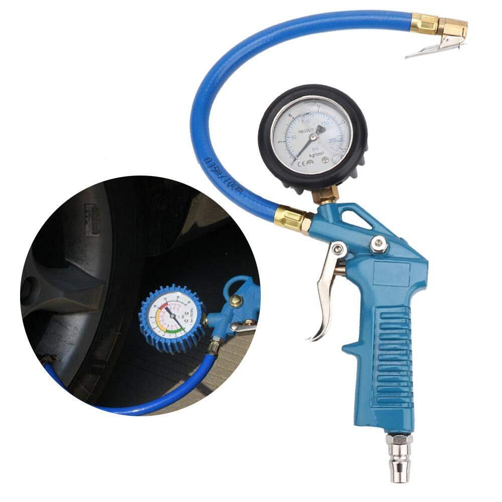 220PSI Premium Tire Inflator with Oil Pressure Gauge