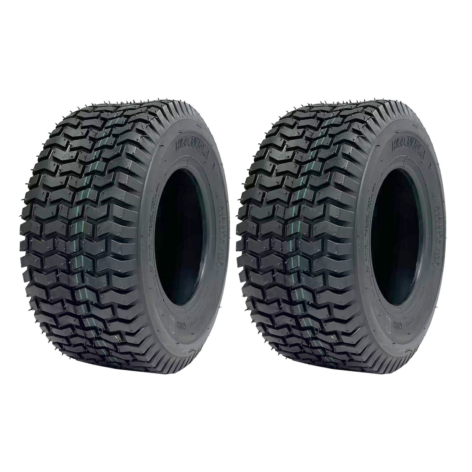 Pair 13x5-6 13x5.00-6 6'' inch Tyre for Lawn and Garden - TDRMOTO