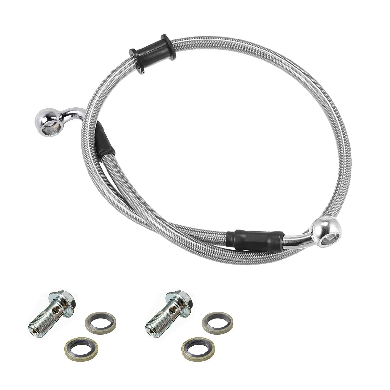 50cm 10mm M10 Banjo Rear Brake Line Hose For Dirt Pit Bike ATV Quad Atomik Thumpstar DHZ - TDRMOTO