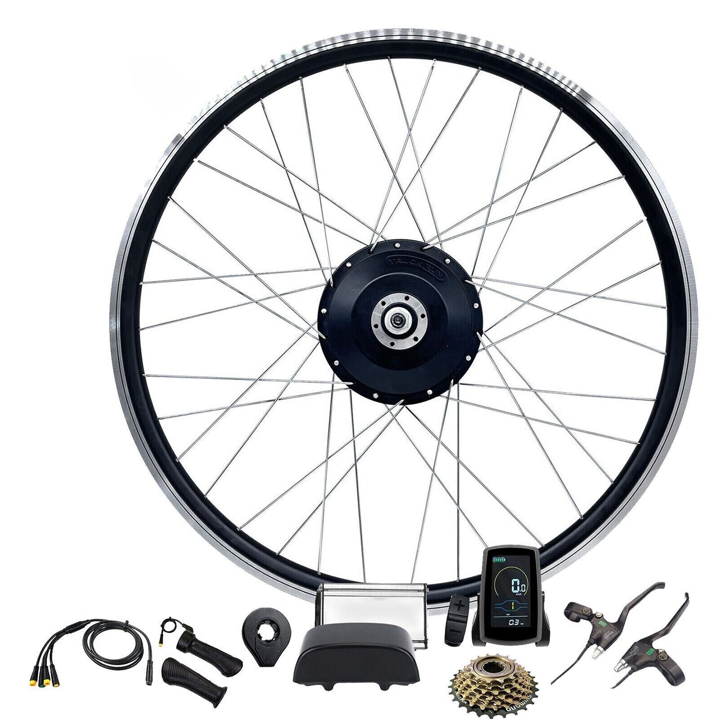 750W 27.5" Rear Hub Conversion Electric Bike Kit, Samsung Cell 48V 20AH Battery