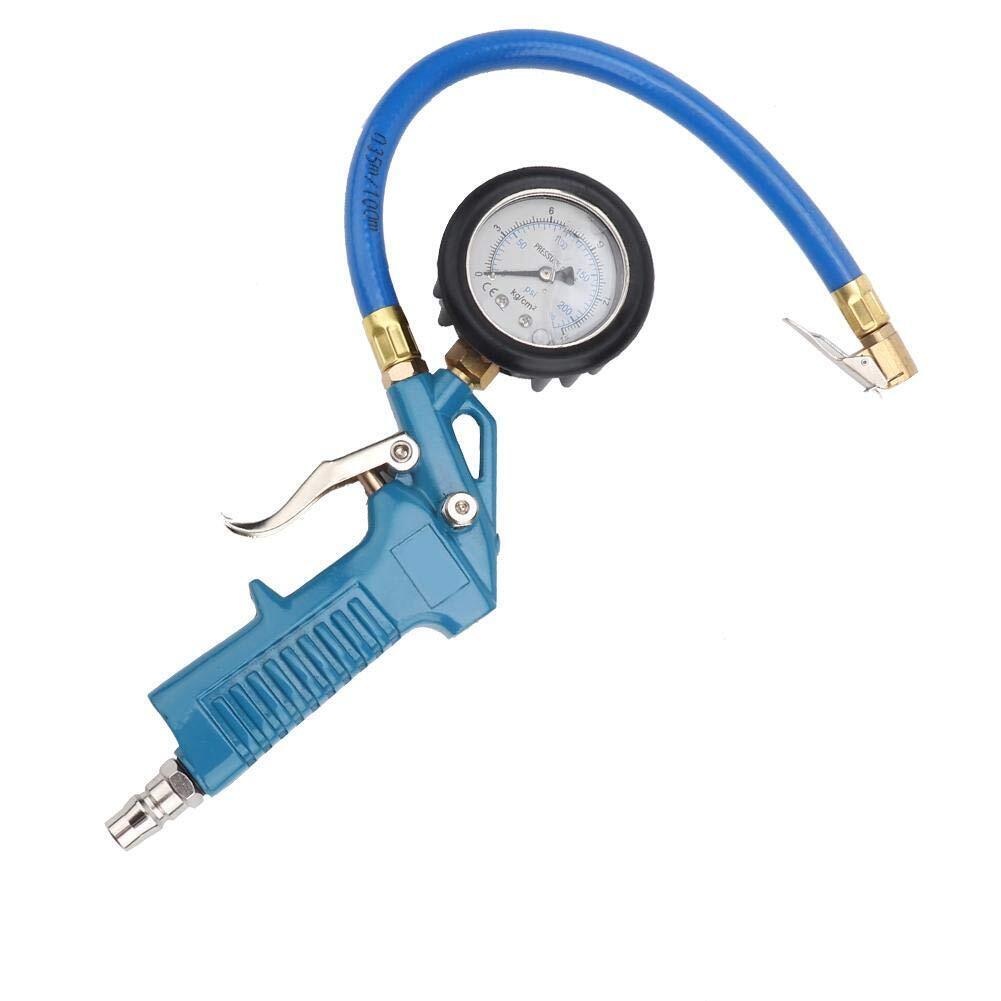 220PSI Premium Tire Inflator with Oil Pressure Gauge