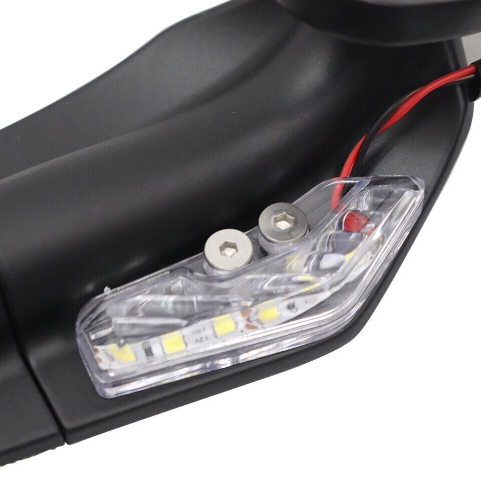 Motorcycle Adjustable Wind Swivel Wing Fin Rearview Side Mirror For Honda Suzuki Kawasaki