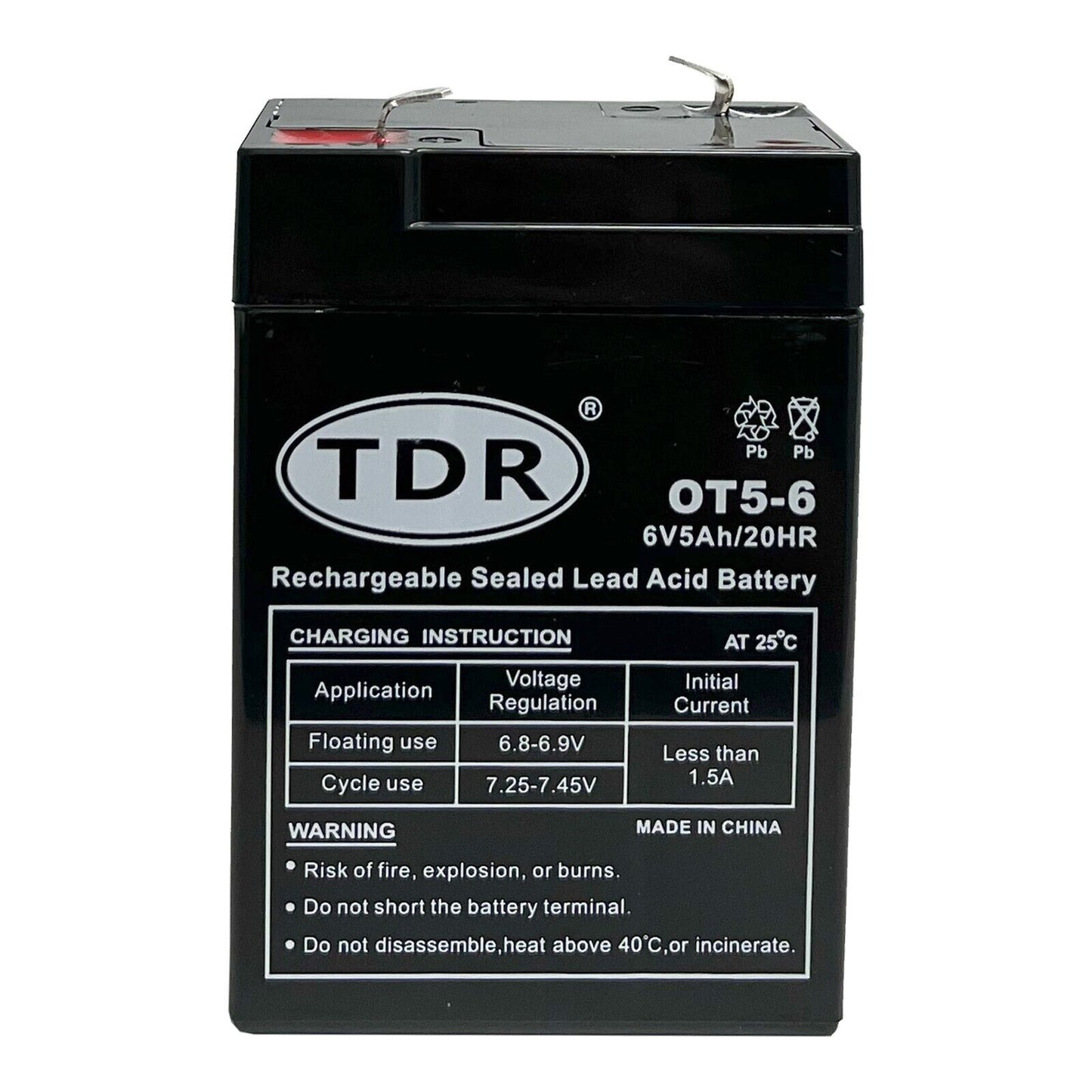 Brand New 6V 5.0AH SLA Rechargeable battery 6volt Sealed Lead 5ah Toy Electric