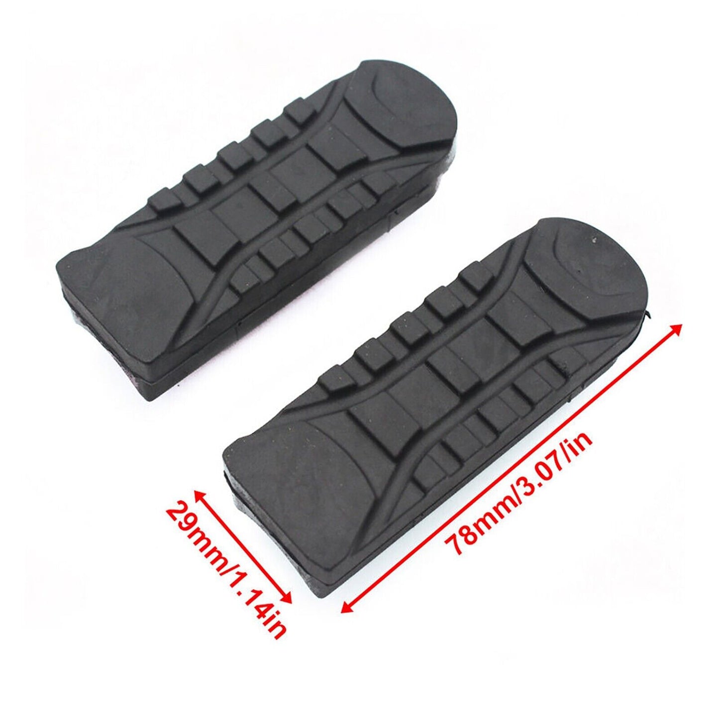 2pcs Motorcycle Front Rubber Foot Pegs Pedal Footrest for BMW S1000XR R1250GS R nine T F850GS F750GS
