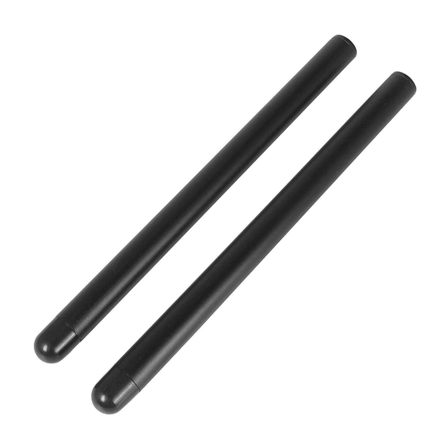 7/8" 22mm Black Motorcycle Handlebars Fork Tube Universal Clip On Handle Bar