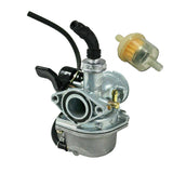 19mm Carby 50cc 70cc 110cc Dirt bike ATV Quad Carburetor 4 stroke + Fuel Filter - TDRMOTO