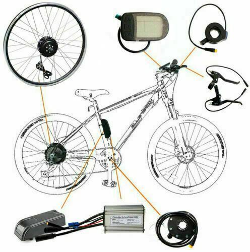 350W 27.5" Rear Hub Electric Bike Conversion Kit