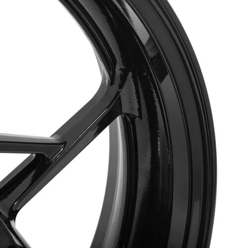 Black Front & Rear Wheel Rim For Kawasaki Z900 Z 900 2017 2018 2019 2020 2021 2022