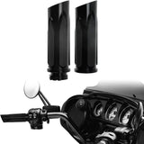Motorcycle 1" Black Rubber Handlebar Hand Grips for Harley Sportster XL 883 1200 - TDRMOTO