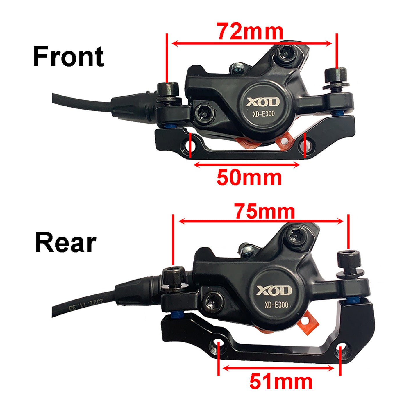 XOD E-Bike Brake 3 PIN waterproof plug Hydraulic Disc Cut Off Power Brakes