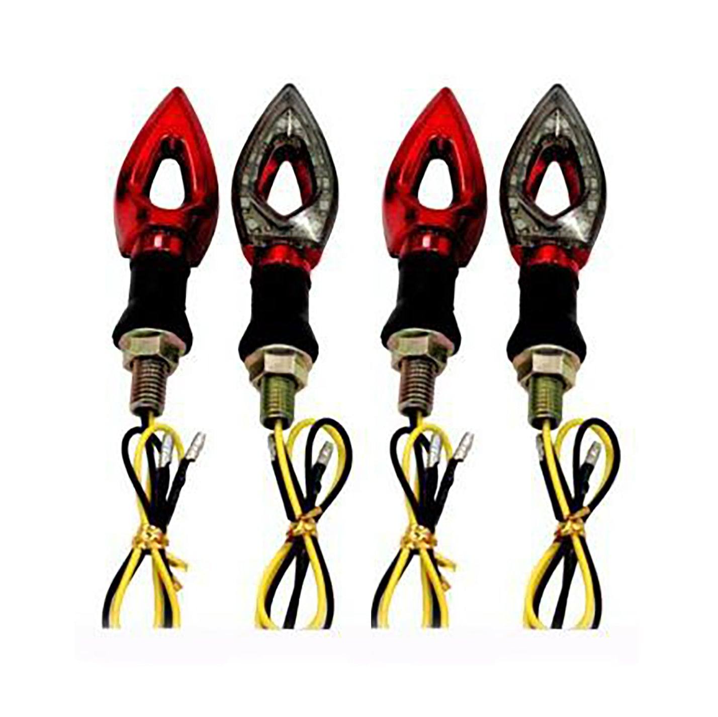 4x LED Turn Signa Light RED Indicators Motorcycle Hyosung GT250R GT650R GT 250R - TDRMOTO