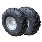 2x 16X8- 7" inch 3 Stud Wheel Rim + Tyre 110cc 125cc Quad Dirt Bike ATV Buggy - TDRMOTO