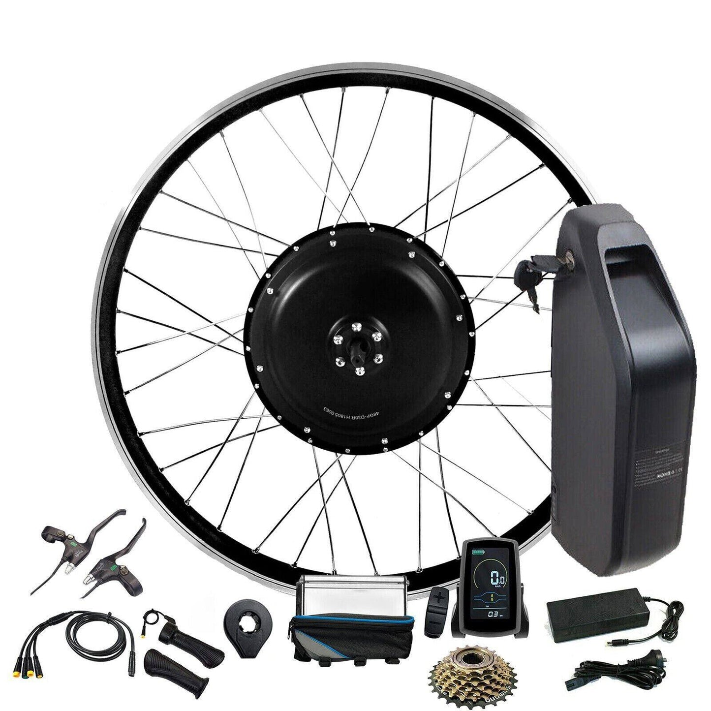 1500W 27.5" Rear Hub 48V 15Ah Battery Electric Bike Conversion Kit - TDRMOTO