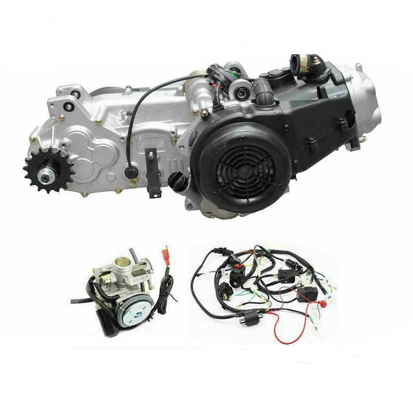 GY6 150cc Engine Motor ATV Quad Scooter Go Kart Buggy 4 Stroke Auto CVT Clutch - TDRMOTO