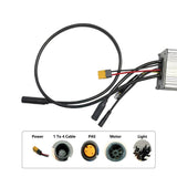 48V 500W KT Controller 22A Extra Long Cable & KT LCD8 Display For Rear Hub Brushless Motor eBike Kit - TDRMOTO