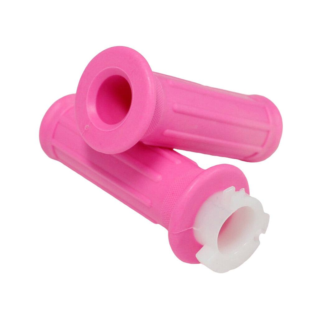 Pink Hand Grips For Yamaha PW50 PY50 PeeWee Aftermarket Part - TDRMOTO