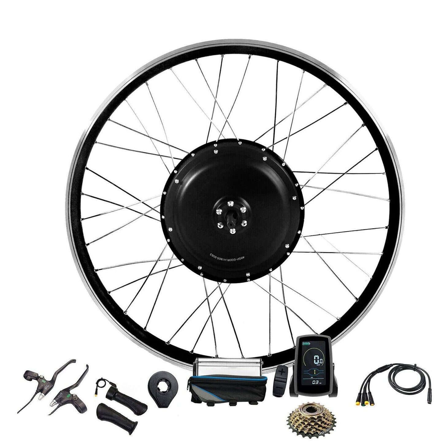 1500W 700C 28" 29" Rear Hub 48V Electric Bike Conversion Kit - TDRMOTO