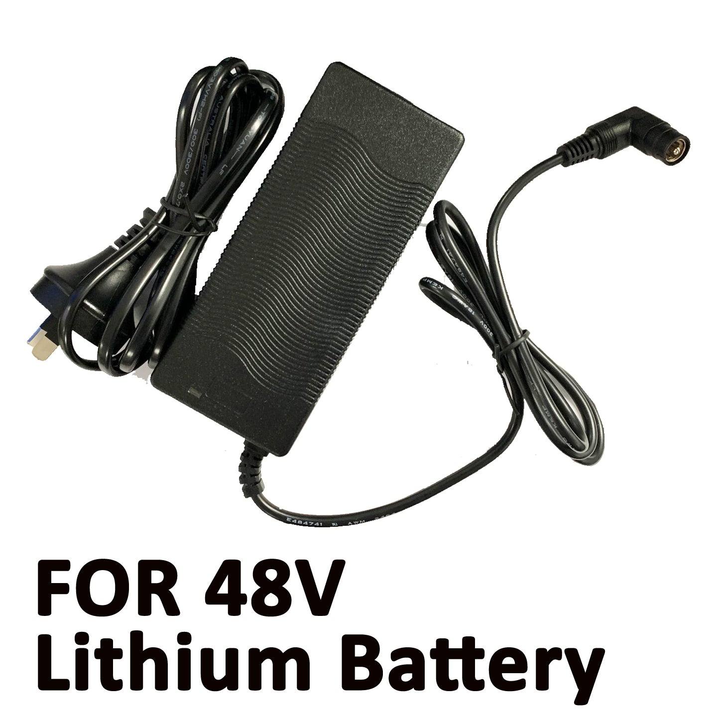 Electric Bike 48V 2A Lithium Battery Charger Ebike Scooter Li-ion eBike AU - TDRMOTO