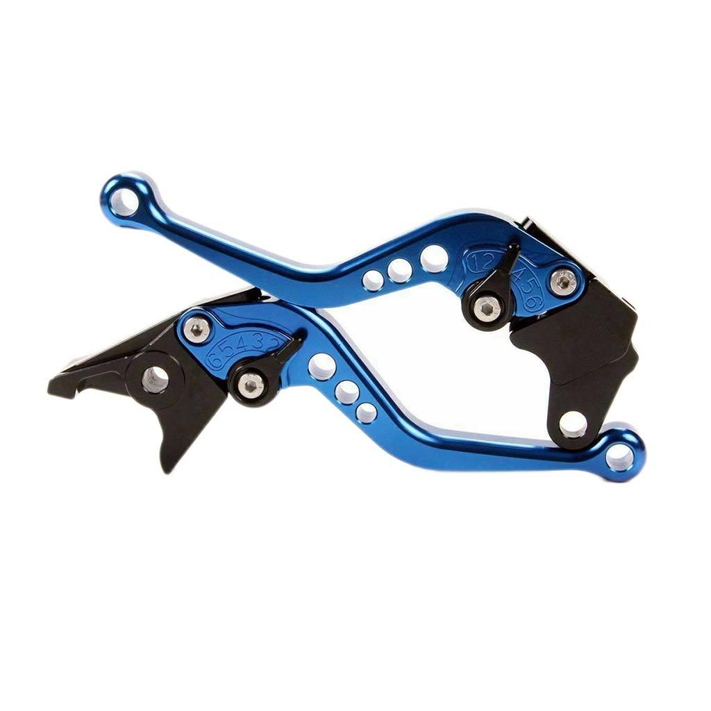Short Clutch & Brake Lever Set For Kawasaki ZX6R 07-12, ZX10R 06-12, Z750R 11-12, Z1000 07-12 - TDRMOTO