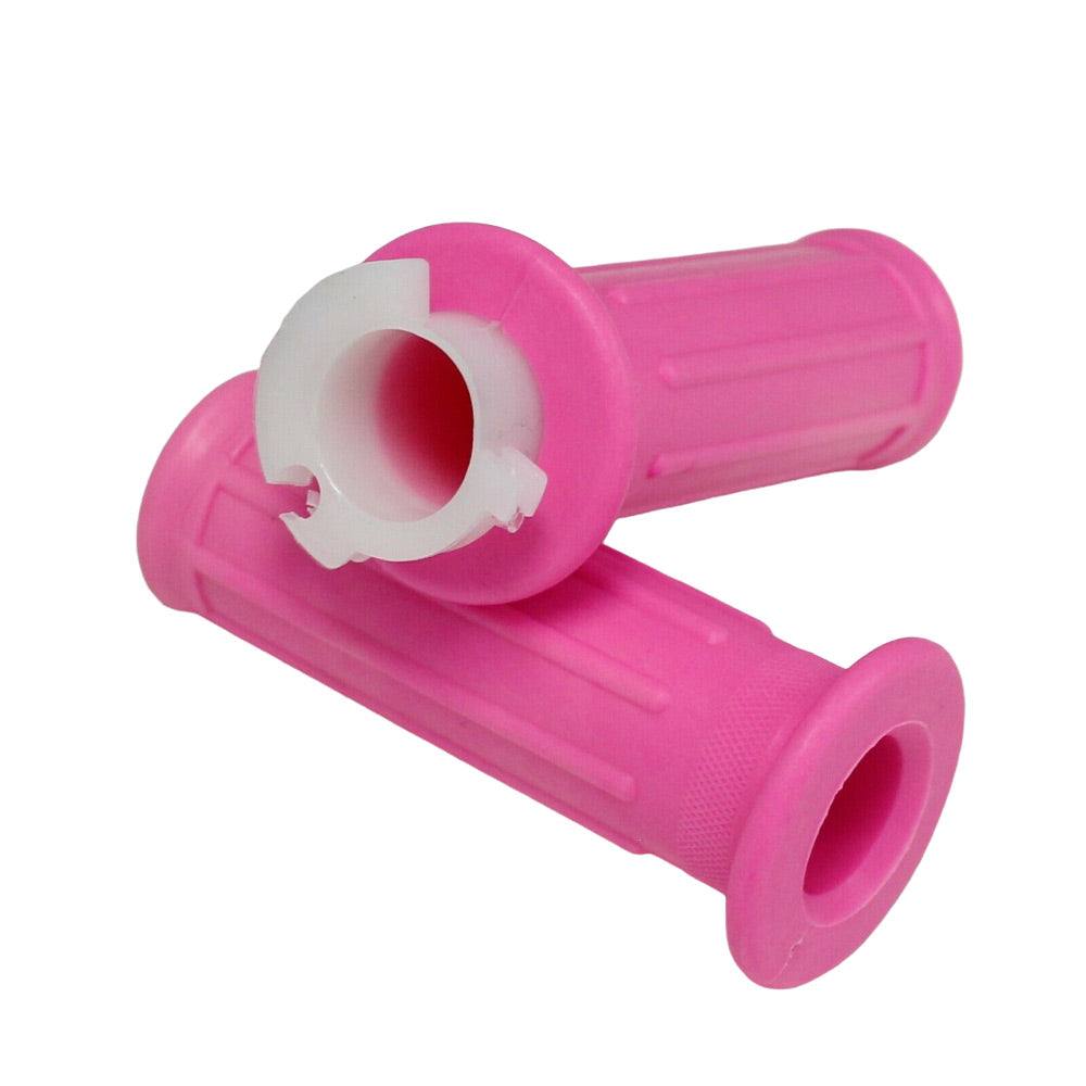 Pink Hand Grips For Yamaha PW50 PY50 PeeWee Aftermarket Part - TDRMOTO