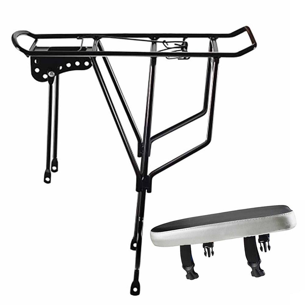 Rear Pannier Rack with Padding Luggage Bag For Bicycle Bike