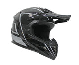 Black Motorcycle Helmet for Kids/Youth/Boy/Girl/Children - TDRMOTO