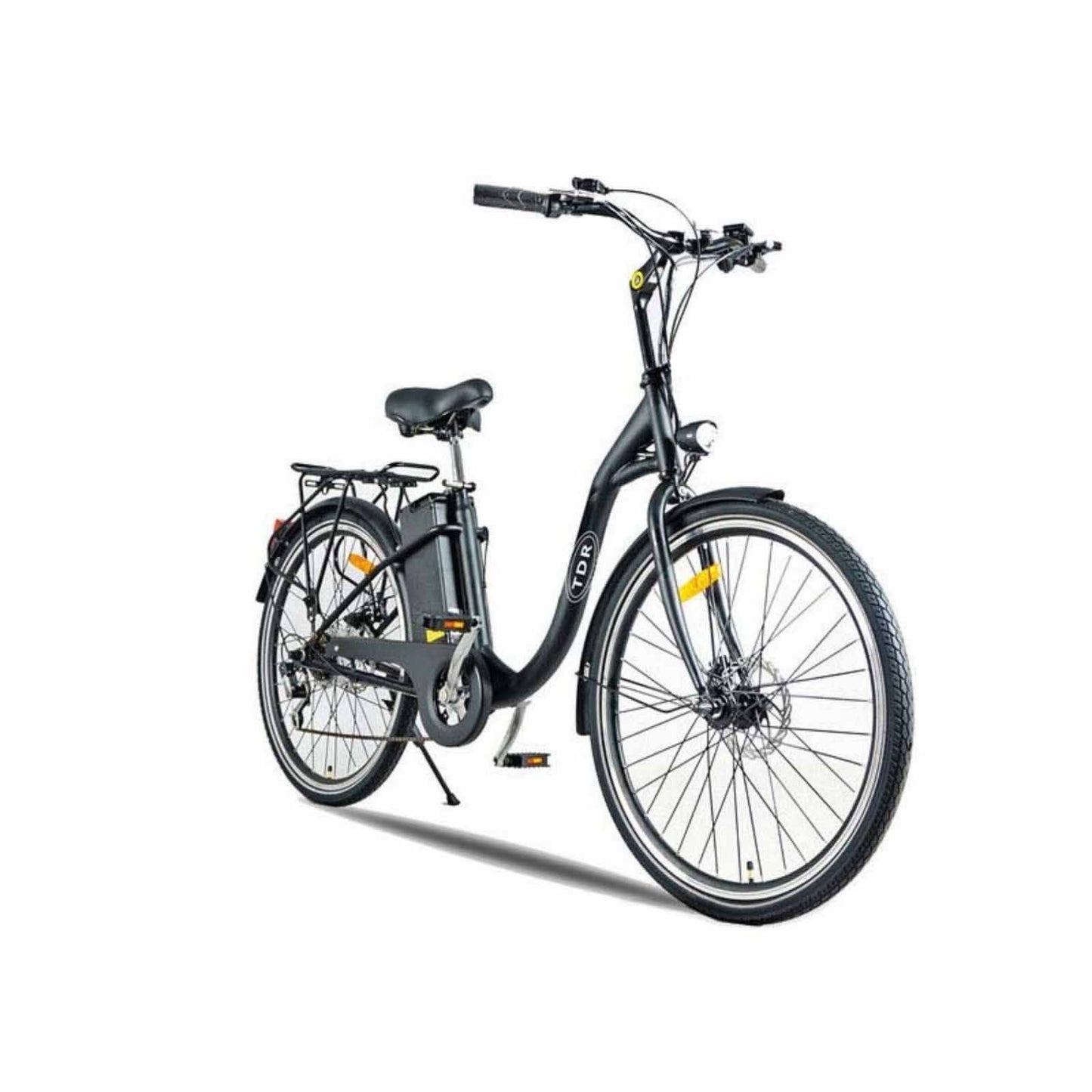 TDR 250W 26" Black Electric Bike PAS 25km/h 10Ah Lithium Battery - TDRMOTO