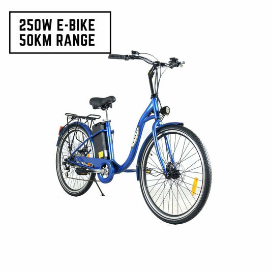 TDR 250W 26" Blue Electric Bike with 10Ah Lithium Ion Battery - TDRMOTO