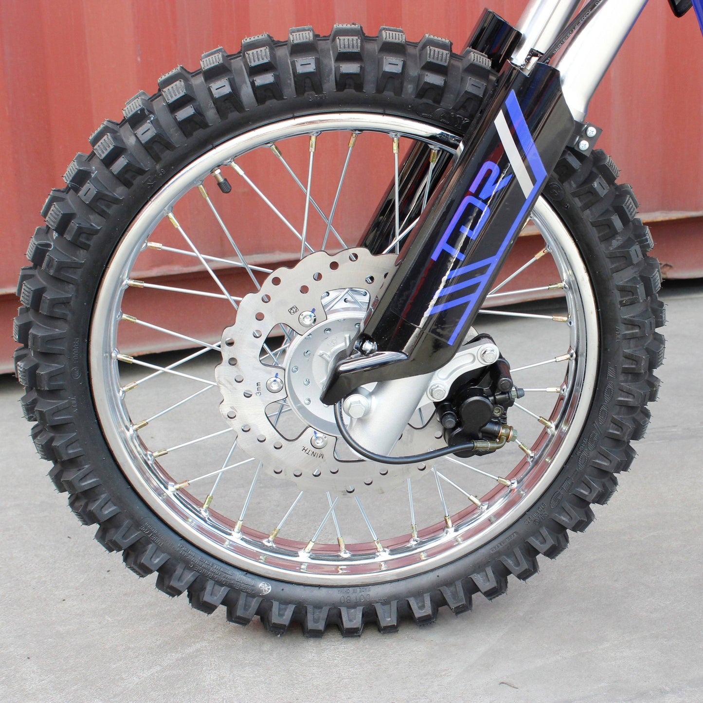 TDR GY 200cc Blue Dirt Bike - 4 Stroke Air Cooled Electric/Kick Start - TDRMOTO