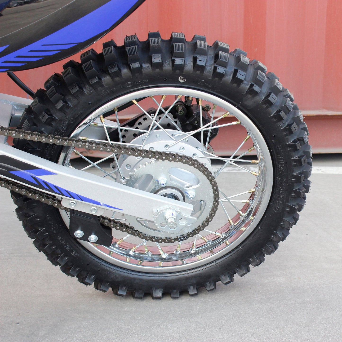 TDR GY 200cc Blue Dirt Bike - 4 Stroke Air Cooled Electric/Kick Start - TDRMOTO