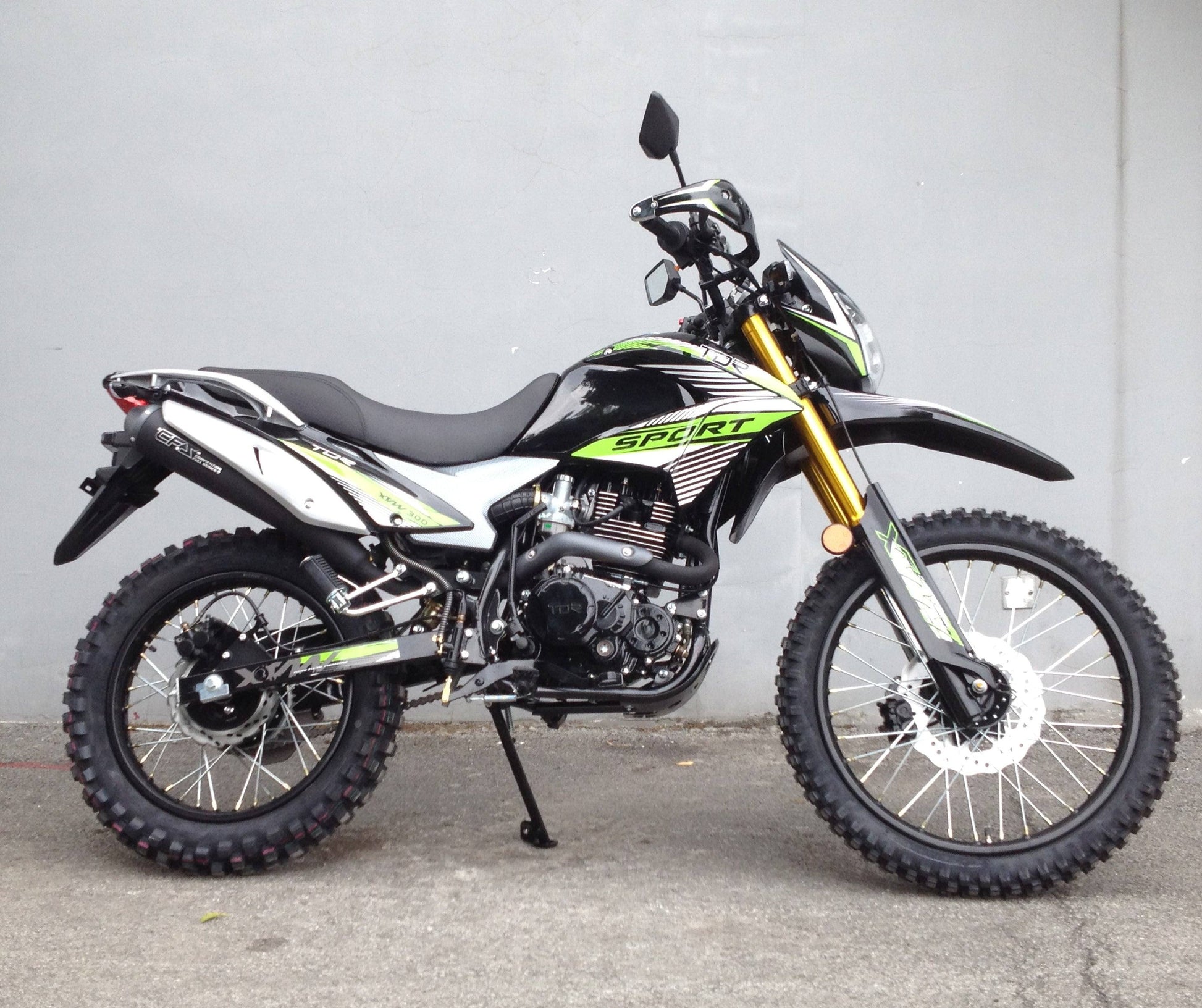 TDR Green XVW300 300cc Off Road Dirt Bike - TDRMOTO