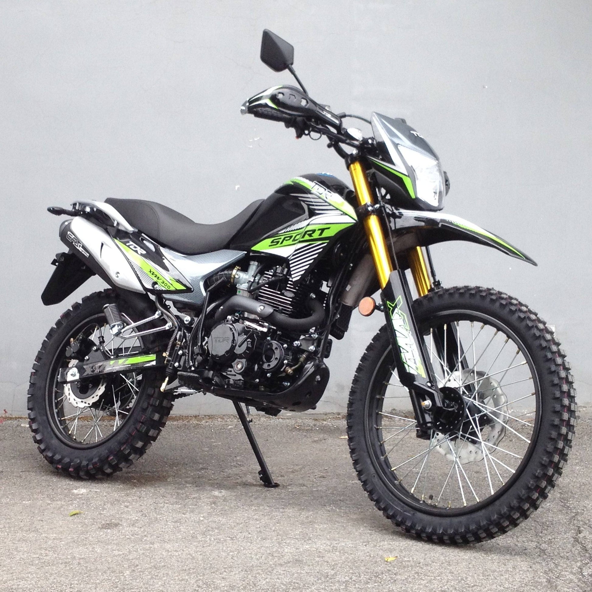 TDR Green XVW300 300cc Off Road Dirt Bike - TDRMOTO