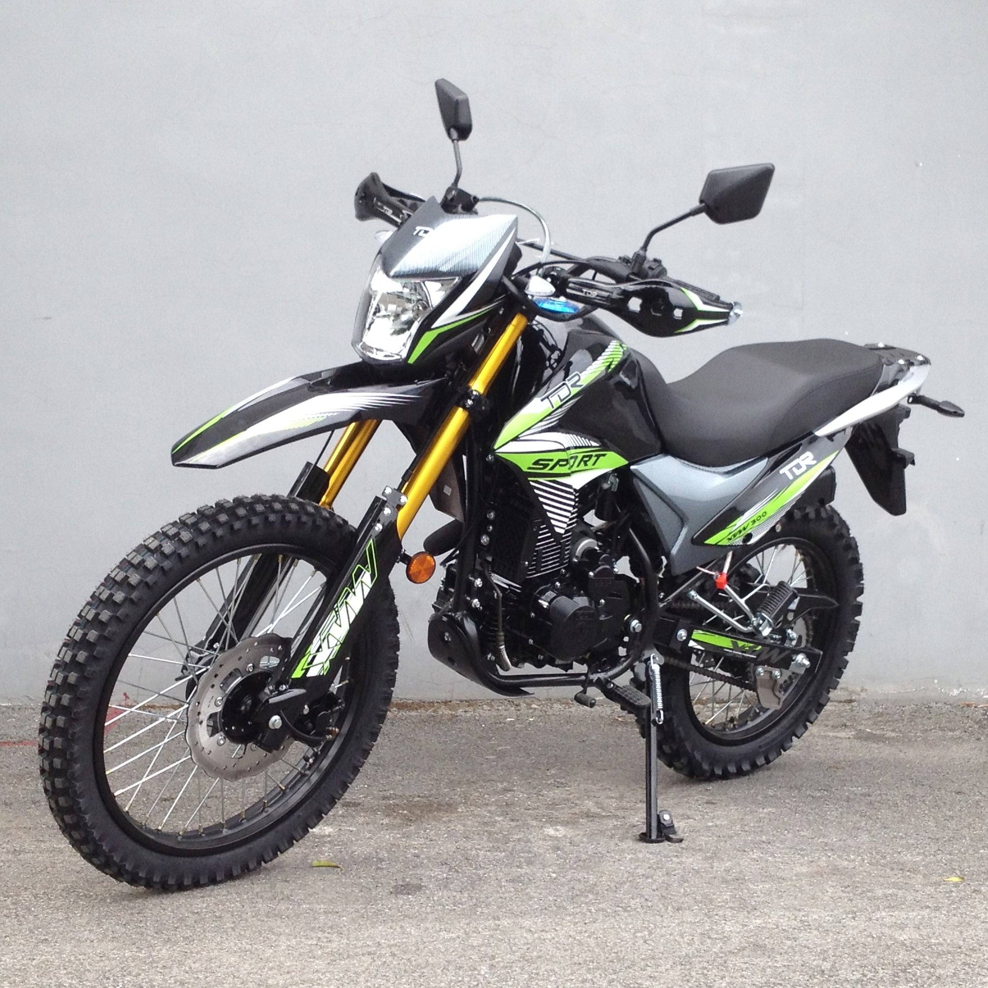 TDR Green XVW300 300cc Off Road Dirt Bike - TDRMOTO