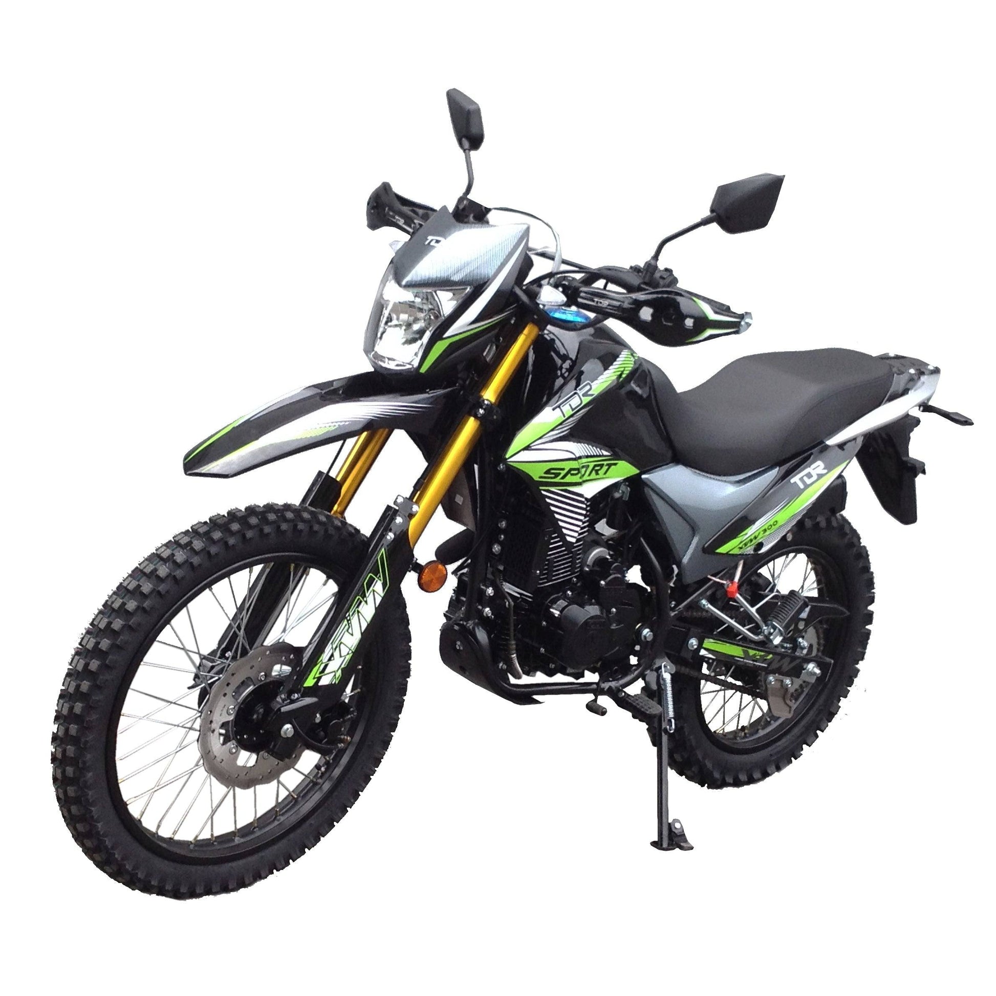 TDR Green XVW300 300cc Off Road Dirt Bike - TDRMOTO