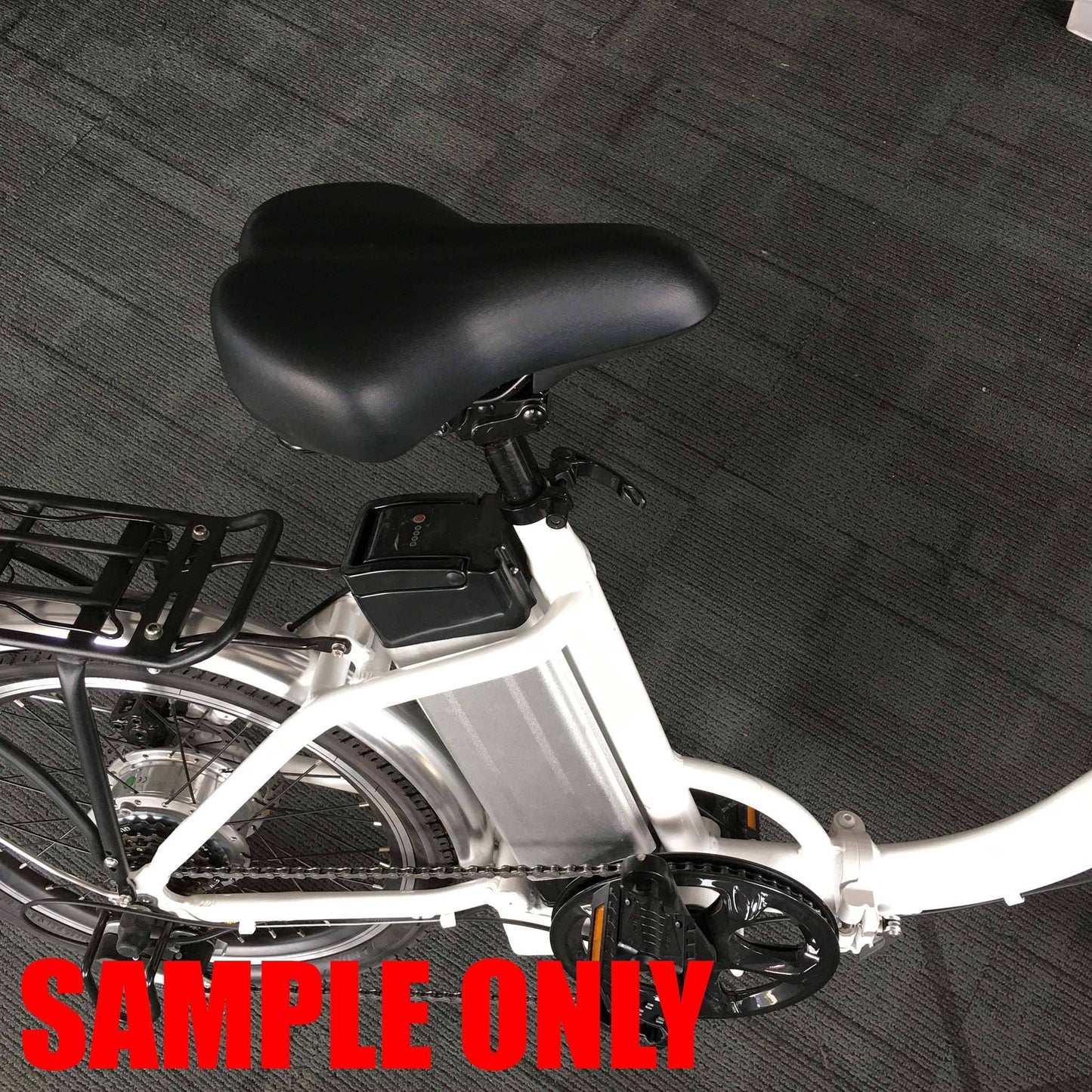 27mm Black Universal Fit Foldable Bicycle Seat For Best Comfort - TDRMOTO