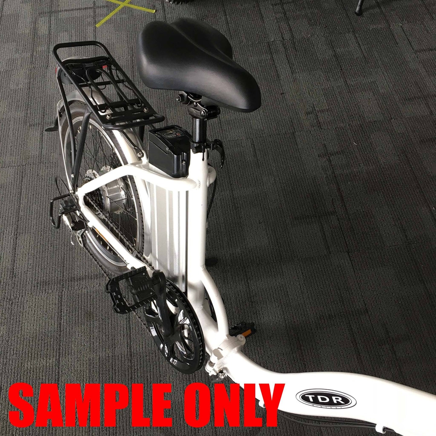 27mm Black Universal Fit Foldable Bicycle Seat For Best Comfort - TDRMOTO