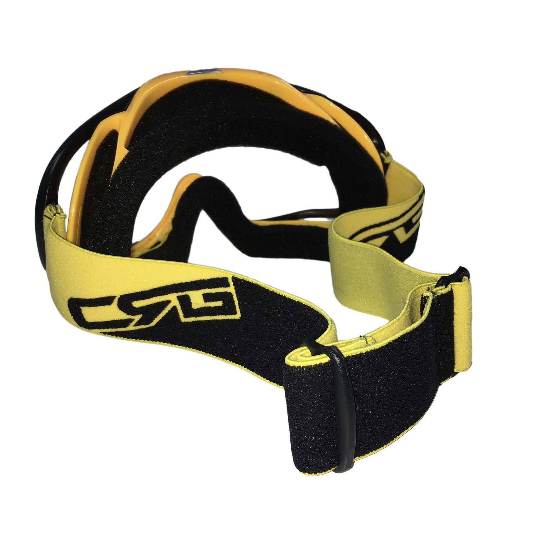 Yellow Clear Lens Motocross Goggle Anti Fog and UV Protection for Adult Unisex - TDRMOTO